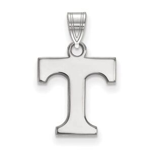 Sterling Silver U. of Tennessee Small Initial T Pendant